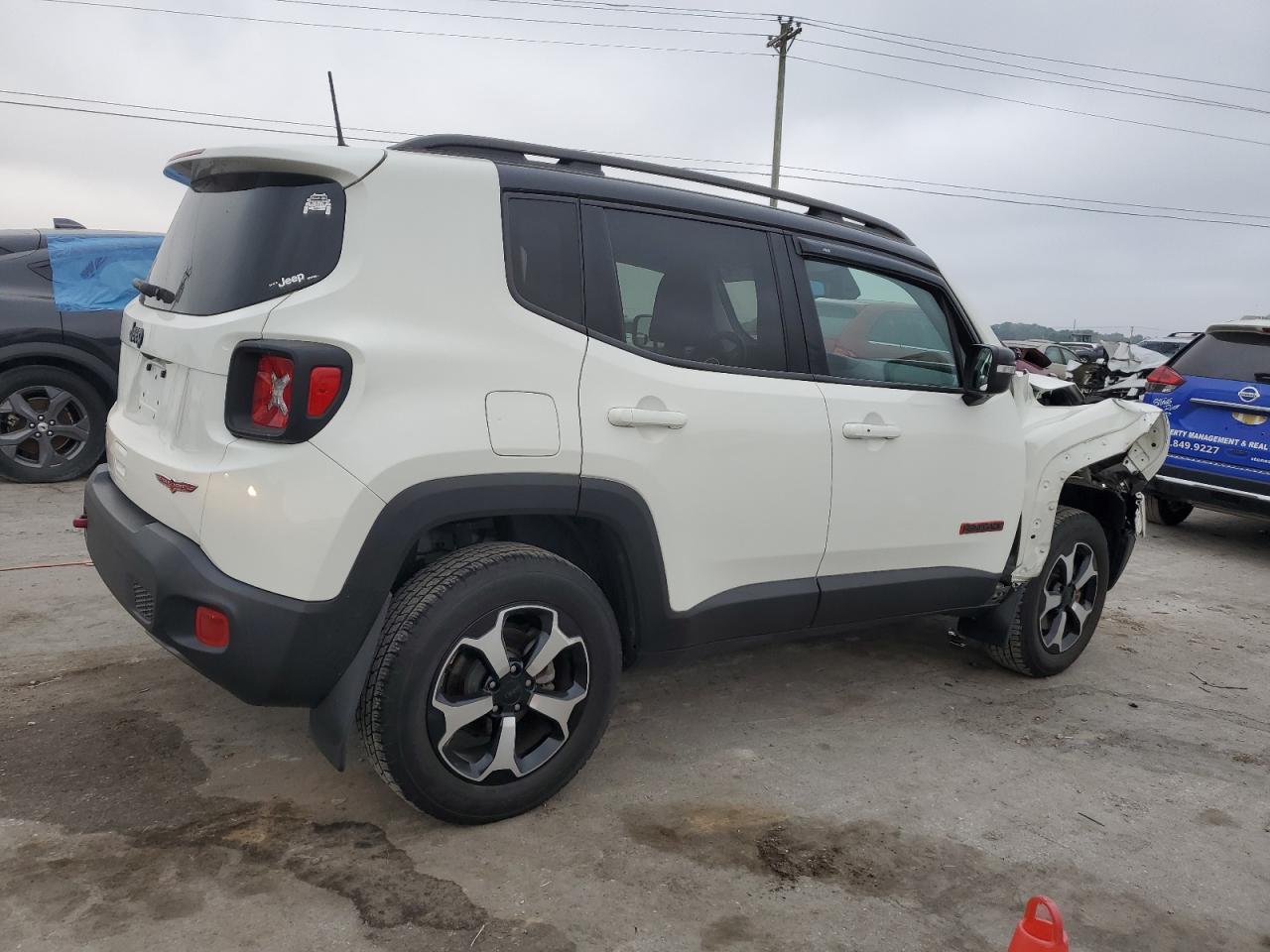 2021 Jeep Renegade VIN ZACNJDC19MPM30234 Copart auction photo, front end damage thumbnail 3