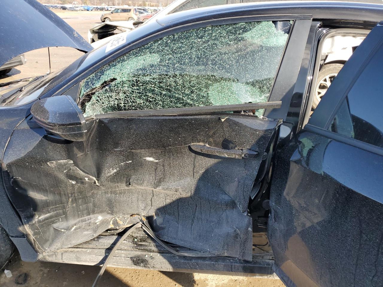 2020 Honda Civic VIN 2HGFC2F86LH574209 Copart auction photo, side damage thumbnail 7