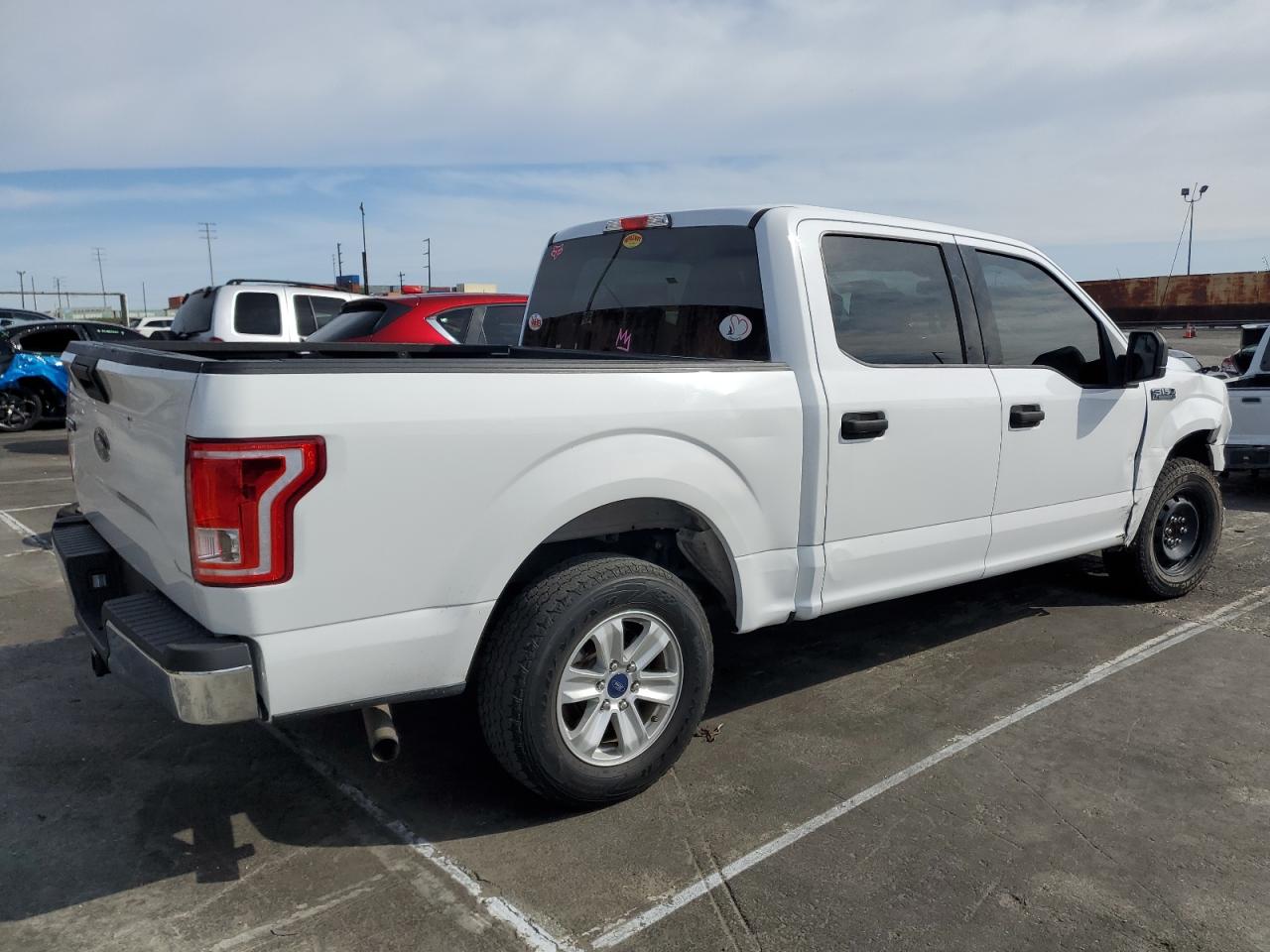 2017 Ford F-150 VIN 1FTEW1C8XHKC92607 Copart auction photo, front end damage thumbnail 3