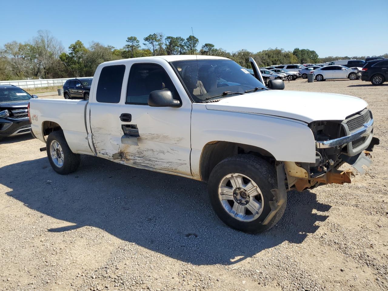 2003 Chevrolet Silverado VIN 1GCEK19T53Z337024 Copart auction photo, front end / side damage thumbnail 4