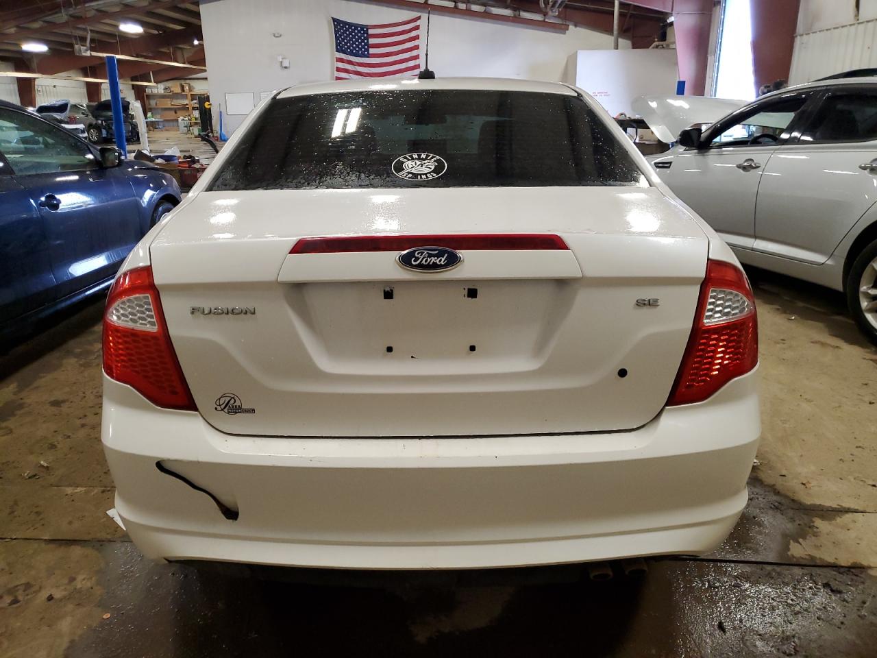 2012 Ford Fusion VIN 3FAHP0HA8CR360347 Copart auction photo, front end / side damage thumbnail 6