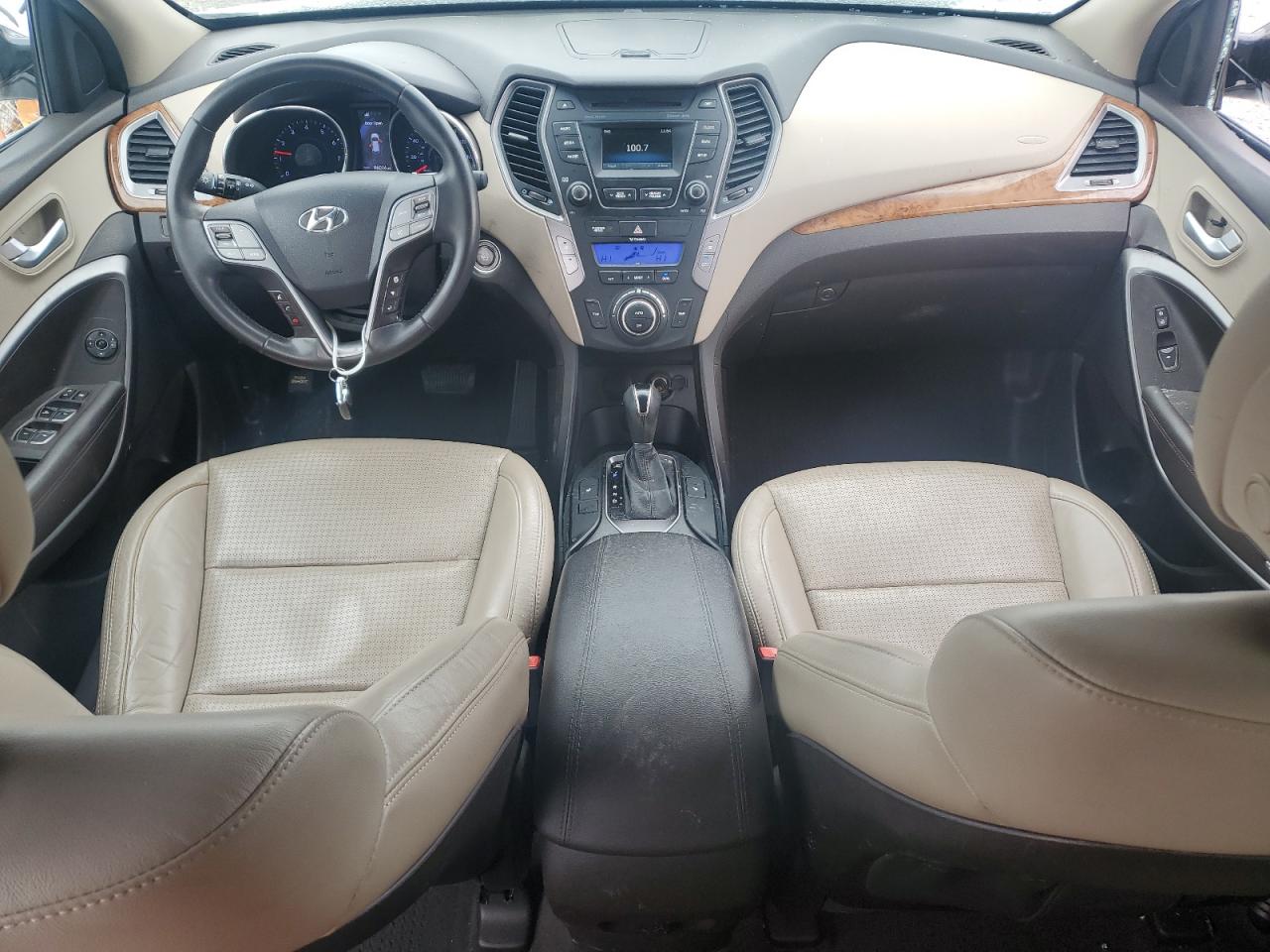 2013 Hyundai Santa Fe VIN 5XYZU3LB5DG038771 Copart auction photo, side damage thumbnail 8