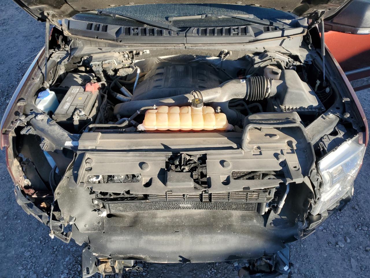 2016 Ford F-150 VIN 1FTEW1EG7GKF86002 Copart auction photo, front end damage thumbnail 11