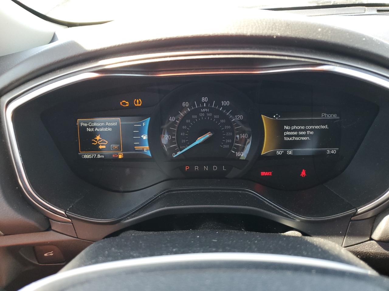 2020 Ford Fusion VIN 3FA6P0HD8LR105666 Copart auction photo, front end / side damage thumbnail 9