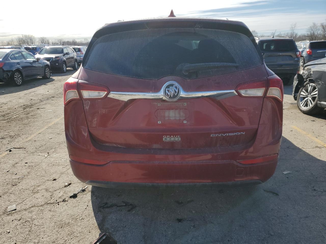 2019 Buick Envision VIN LRBFXCSA8KD105361 Copart auction photo, all over damage thumbnail 6