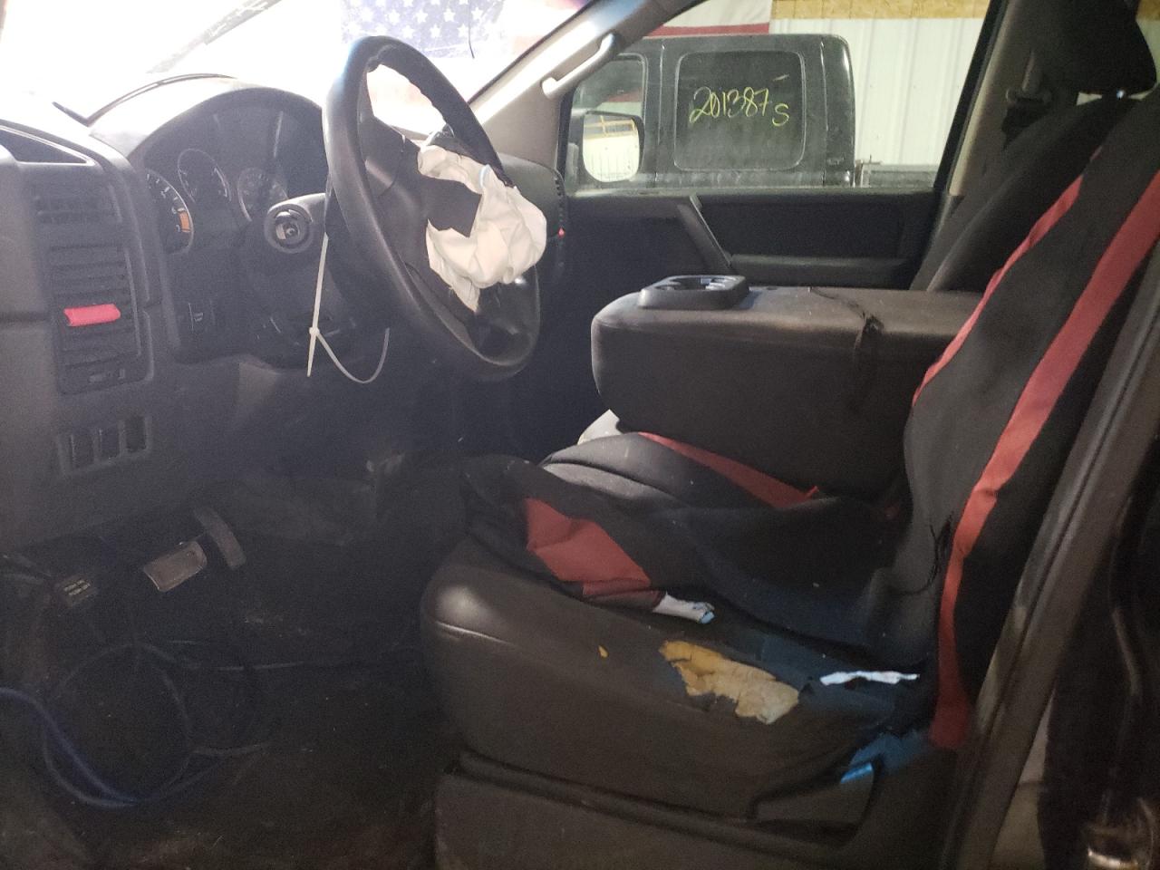 2012 Nissan Titan VIN 1N6AA0EJ5CN320082 Copart auction photo, front end damage thumbnail 7
