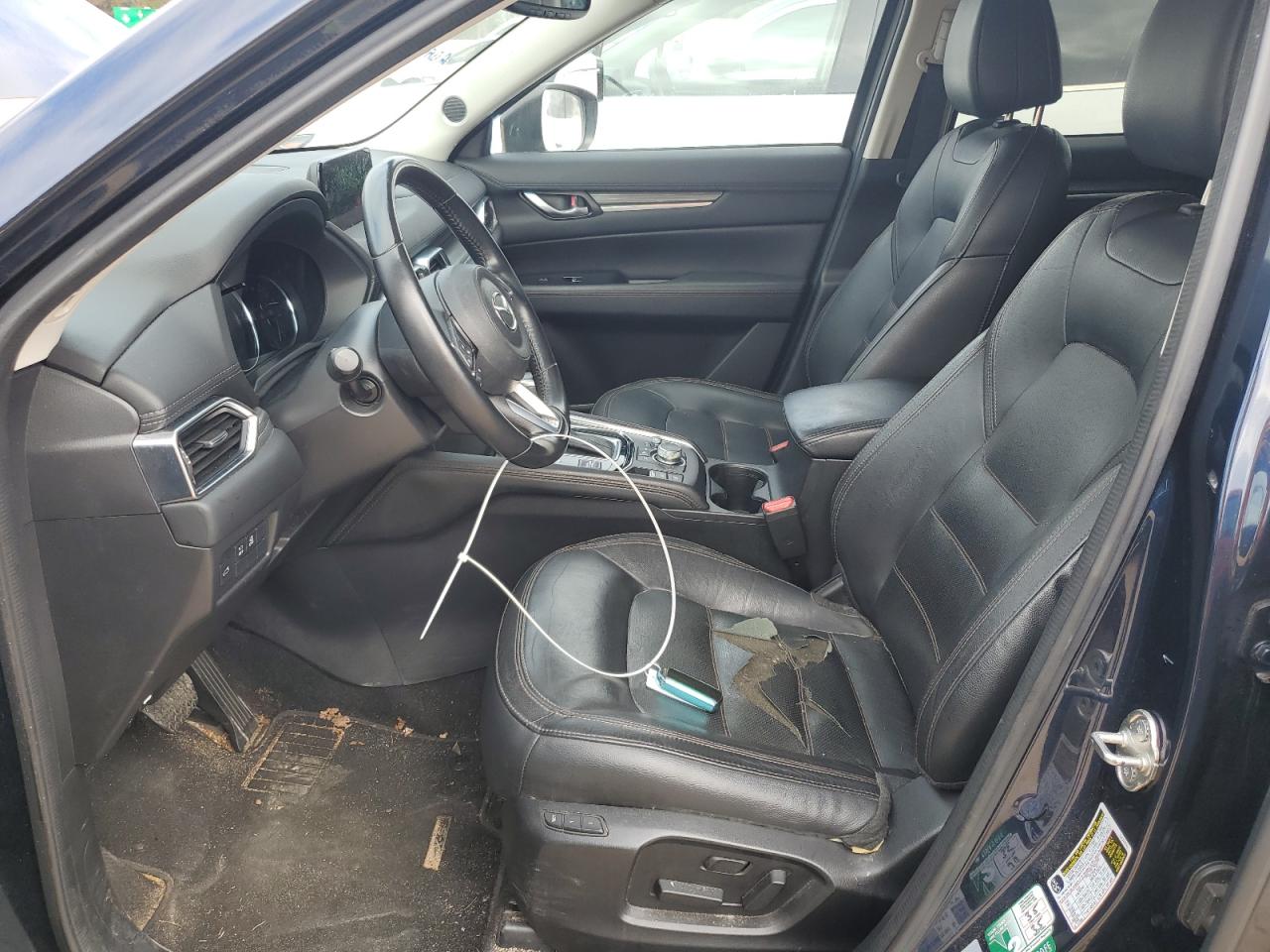 2019 Mazda CX-5 VIN JM3KFADM3K1596428 Copart auction photo, front end damage thumbnail 7
