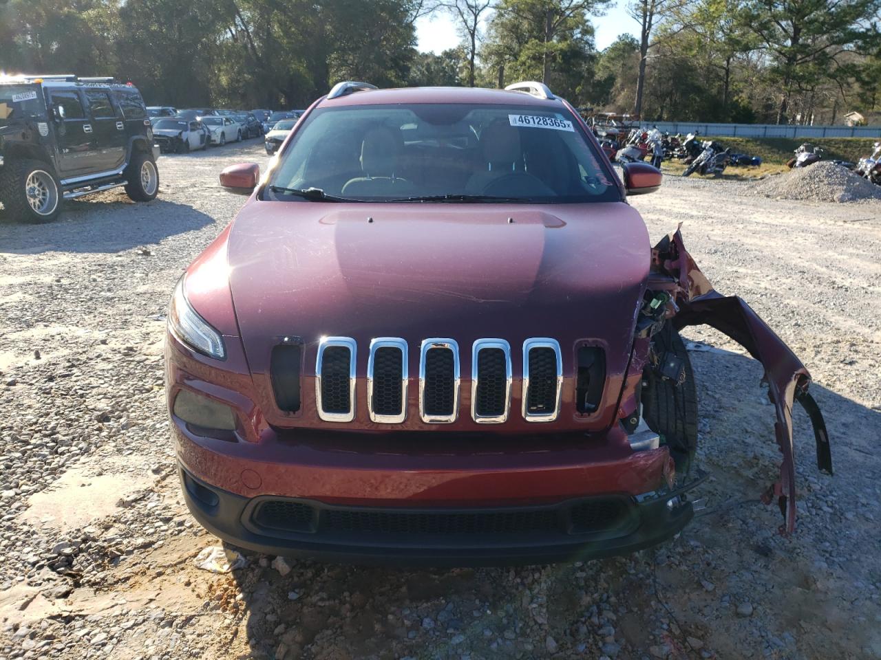 2016 Jeep Grand Cherokee VIN 1C4PJLCS3GW287612 Copart auction photo, front end damage thumbnail 5