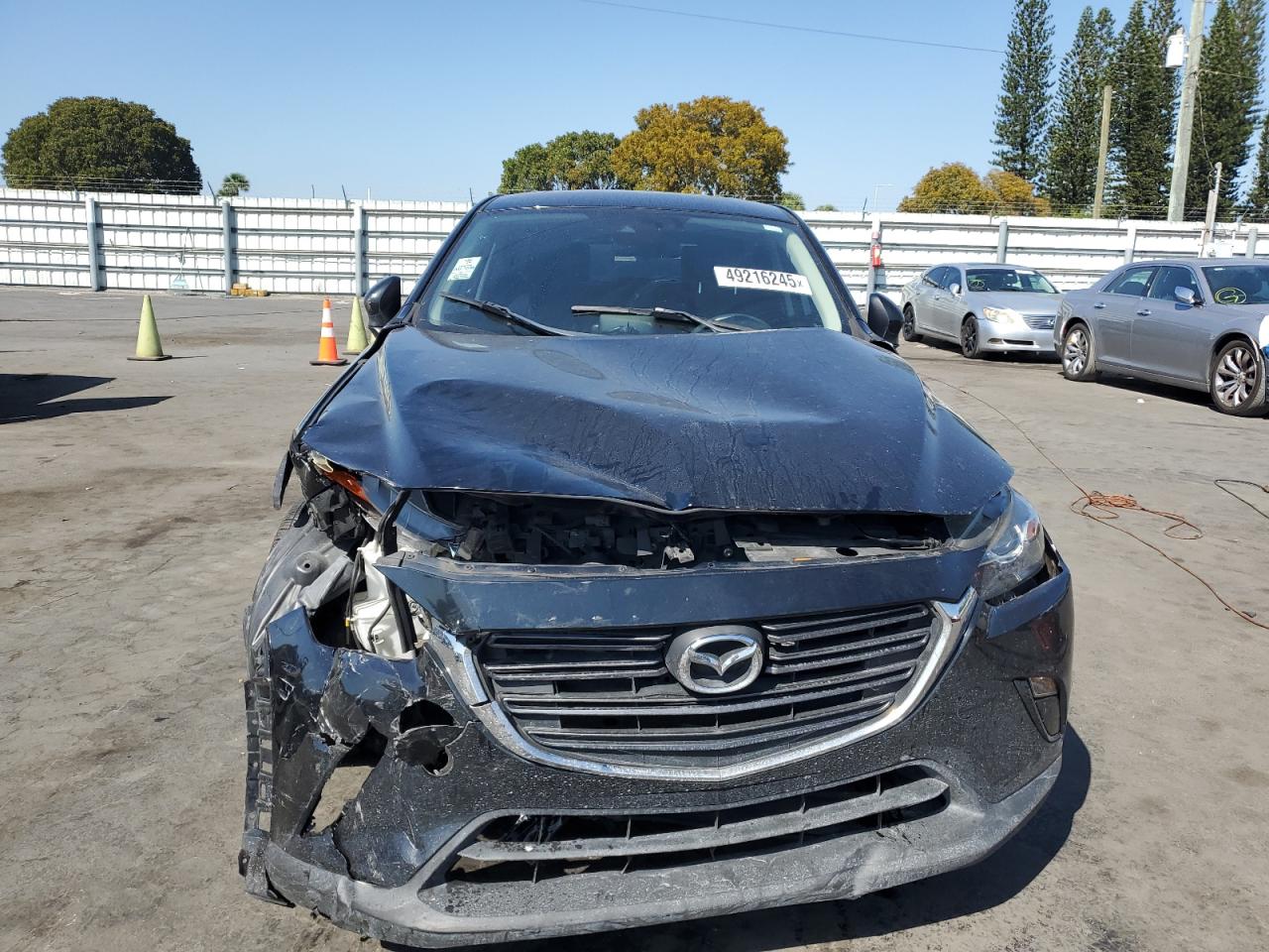 2019 Mazda CX-3 VIN JM1DKDC73K1442392 Copart auction photo, front end damage thumbnail 5