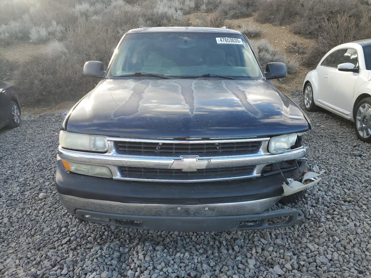 2004 Chevrolet Tahoe VIN 1GNEK13V24J107040 Copart auction photo, front end / all over damage thumbnail 5