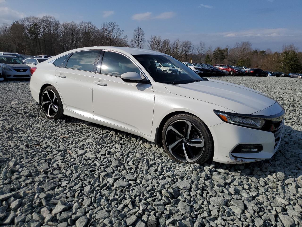 2019 Honda Accord VIN 1HGCV1F39KA069600 Copart auction photo, side damage thumbnail 4