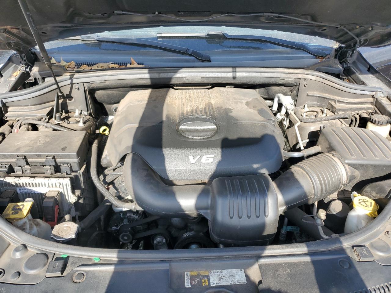 2015 Jeep Grand Cherokee VIN 1C4RJEBG0FC872004 Copart auction photo, top/roof damage thumbnail 12