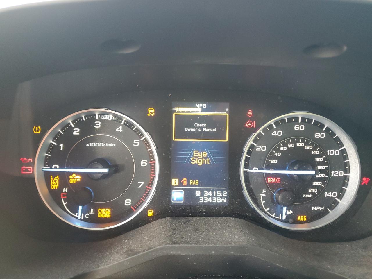 2019 Subaru Ascent VIN 4S4WMAPD8K3477270 Copart auction photo, side / front end damage thumbnail 9