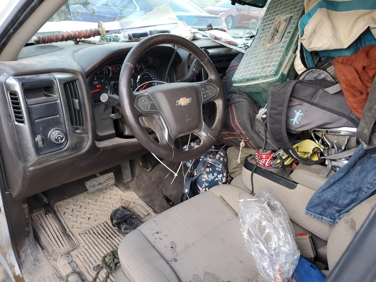 2018 Chevrolet Silverado VIN 3GCPCREC1JG544839 Copart auction photo, vandalism damage thumbnail 8