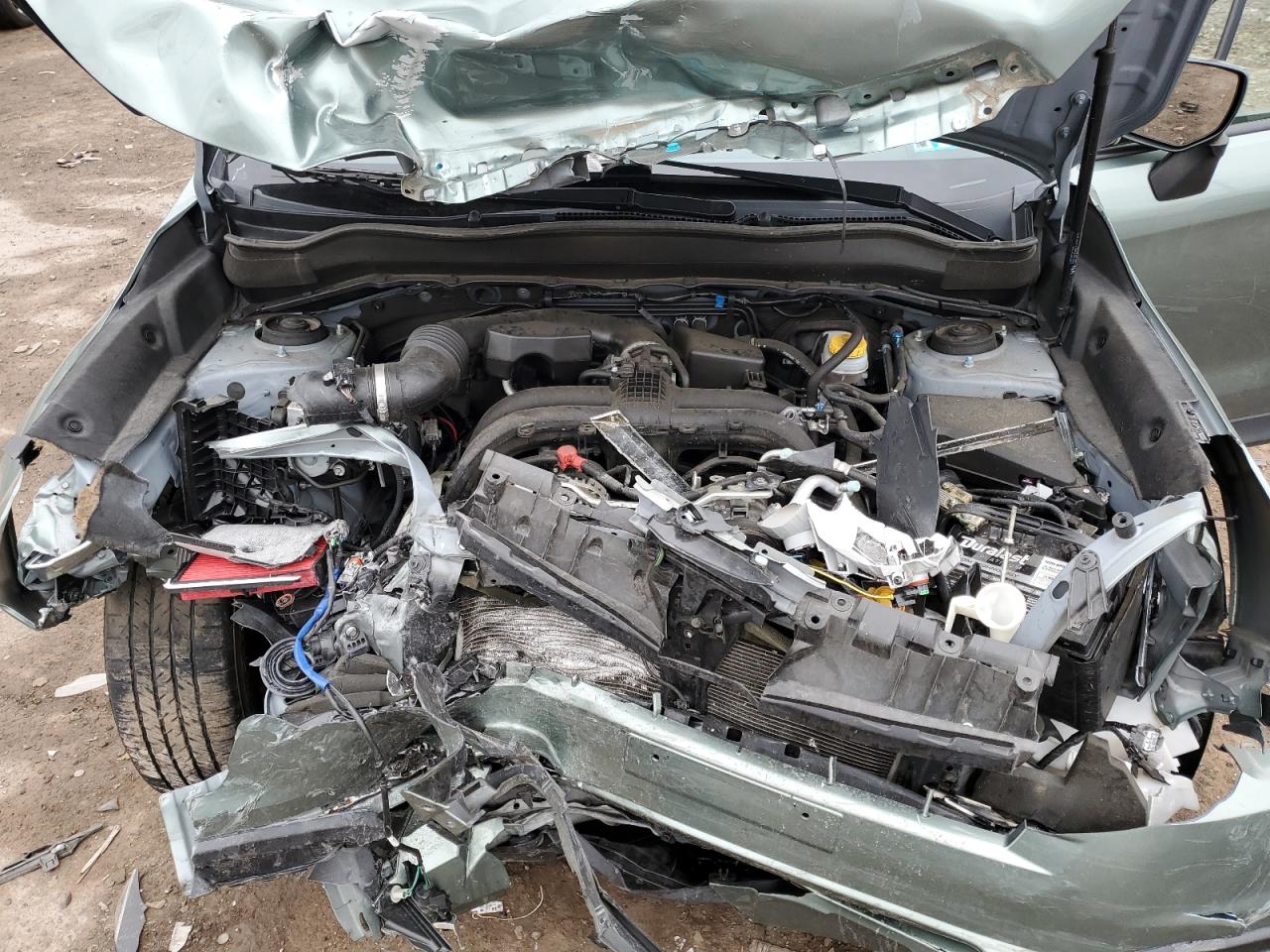 2018 Subaru Forester VIN JF2SJABC4JH496959 Copart auction photo, front end / side damage thumbnail 13