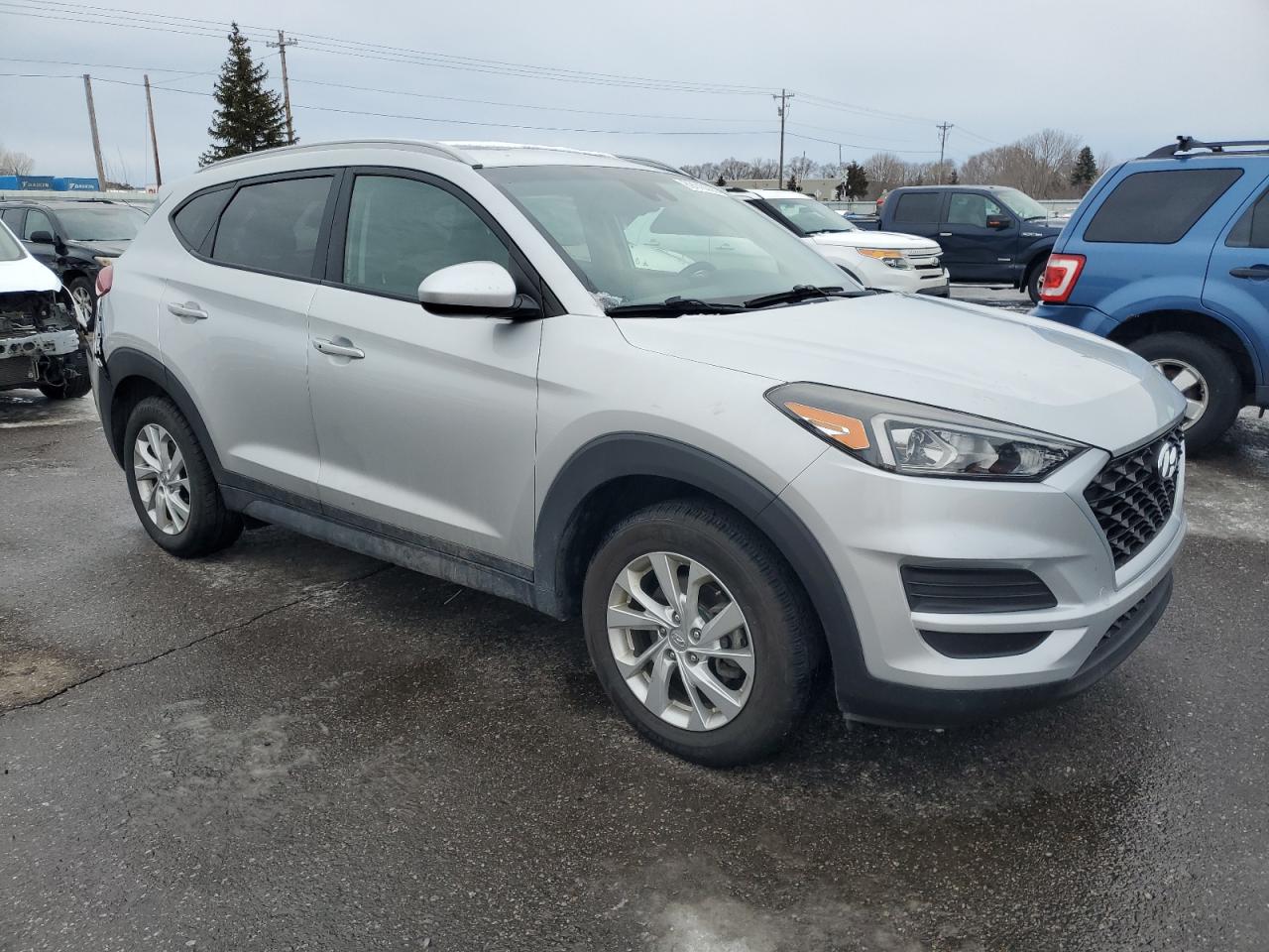 2019 Hyundai Tucson VIN KM8J3CA48KU037786 Copart auction photo, rear end damage thumbnail 4
