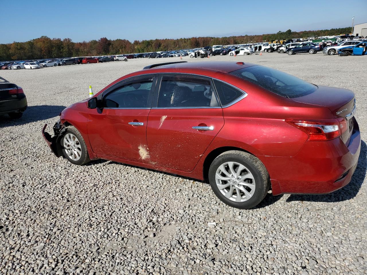 2017 Nissan Sentra VIN 3N1AB7AP2HY369479 Copart auction photo, front end damage thumbnail 2