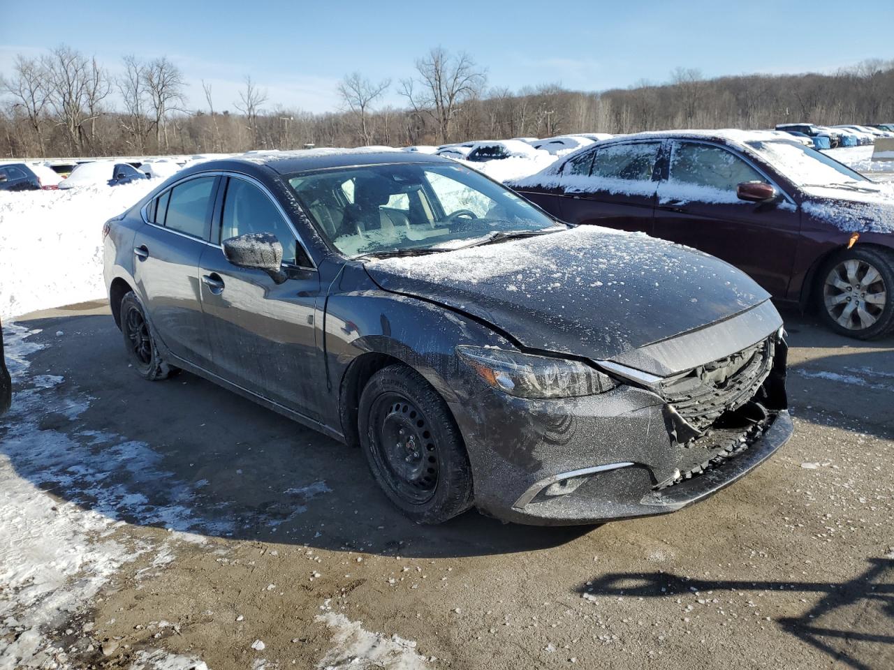 2017 Mazda 6 VIN JM1GL1W54H1141237 Copart auction photo, front end / minor dent/scratches damage thumbnail 4
