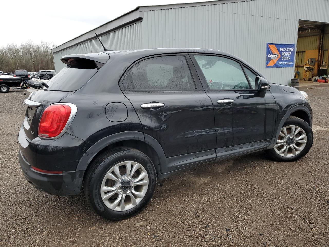 2016 Fiat 500 VIN ZFBCFYBT2GP514325 Copart auction photo, undercarriage / front end damage thumbnail 3