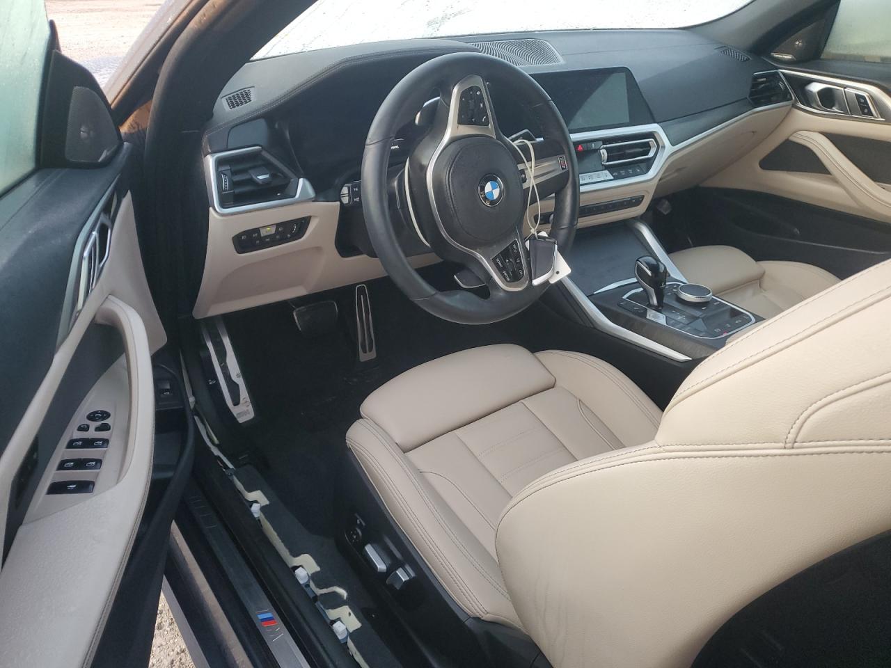 2023 BMW 4er VIN WBA23AT01PCL43892 Copart auction photo, water/flood damage thumbnail 8