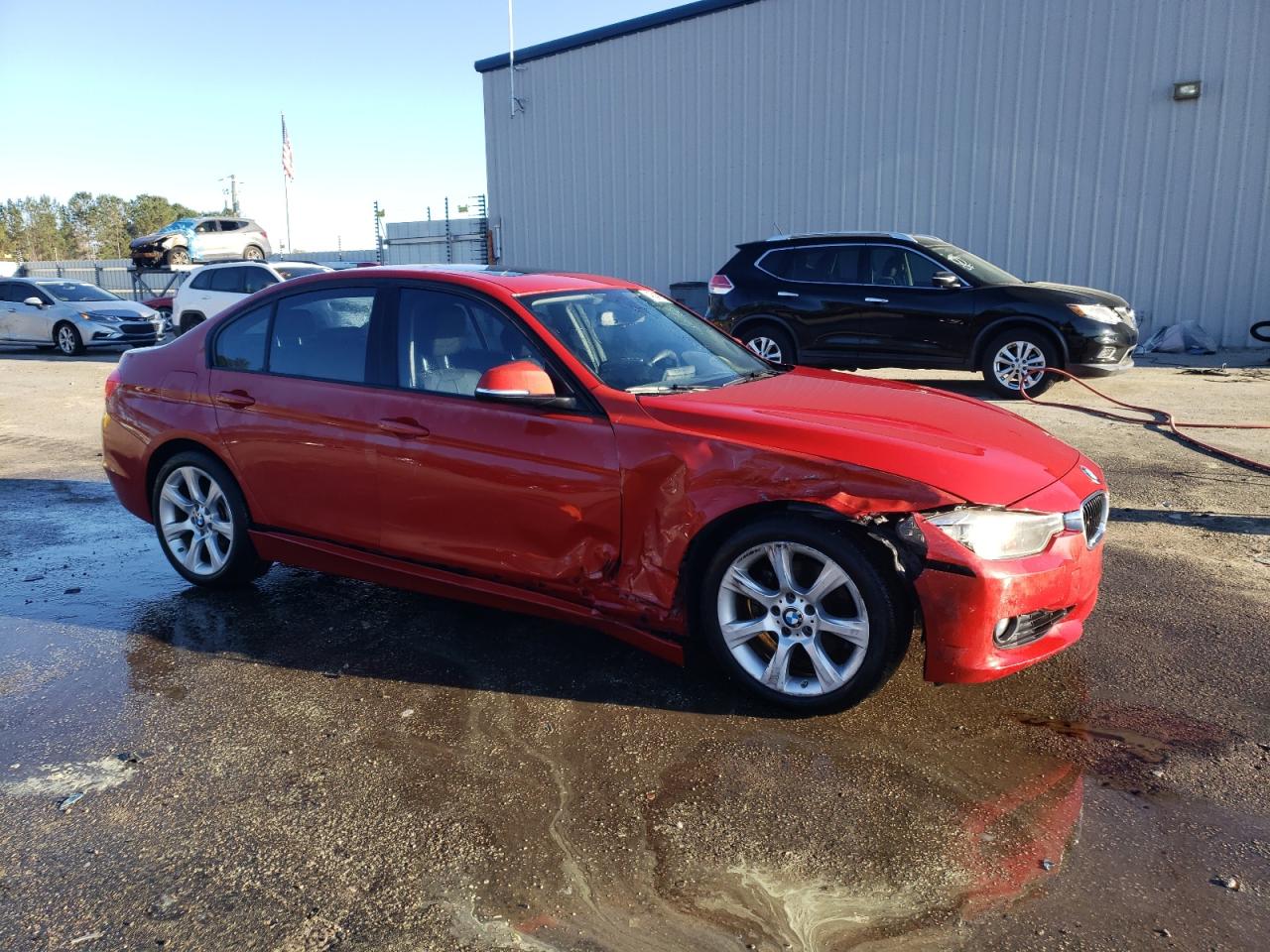 2015 BMW 3er VIN WBA3A5G51FNS91819 Copart auction photo, all over damage thumbnail 4