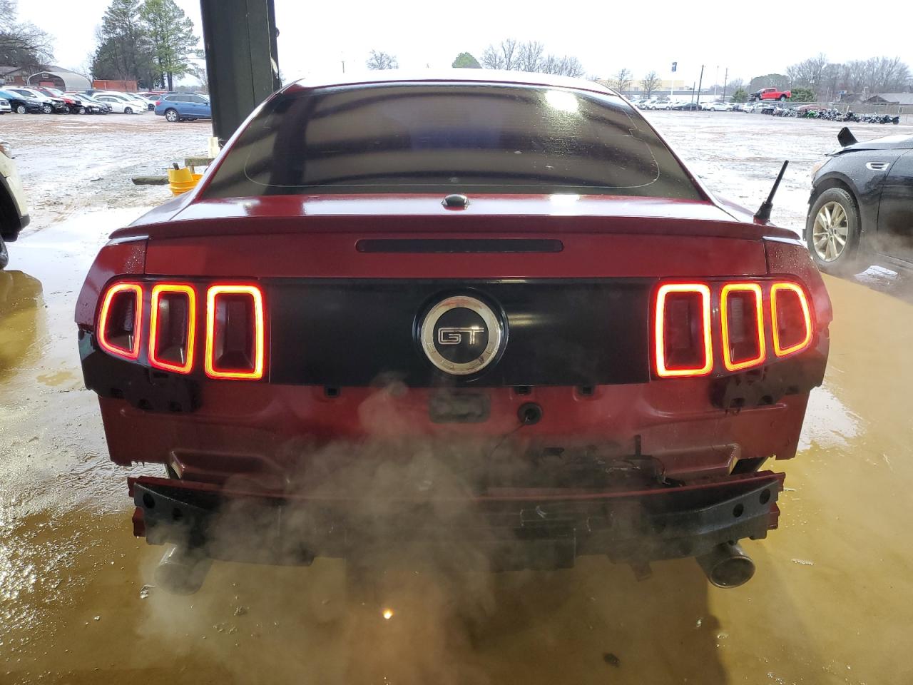 2014 Ford Mustang VIN 1ZVBP8CF1E5311107 Copart auction photo, rear end damage thumbnail 6