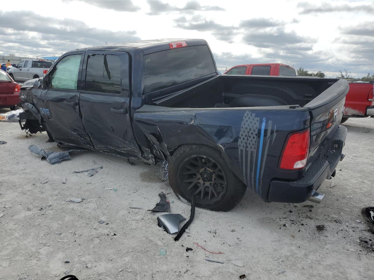 2016 RAM 1500 VIN 3C6RR7KT3GG339197 Copart auction photo, rollover damage thumbnail 2