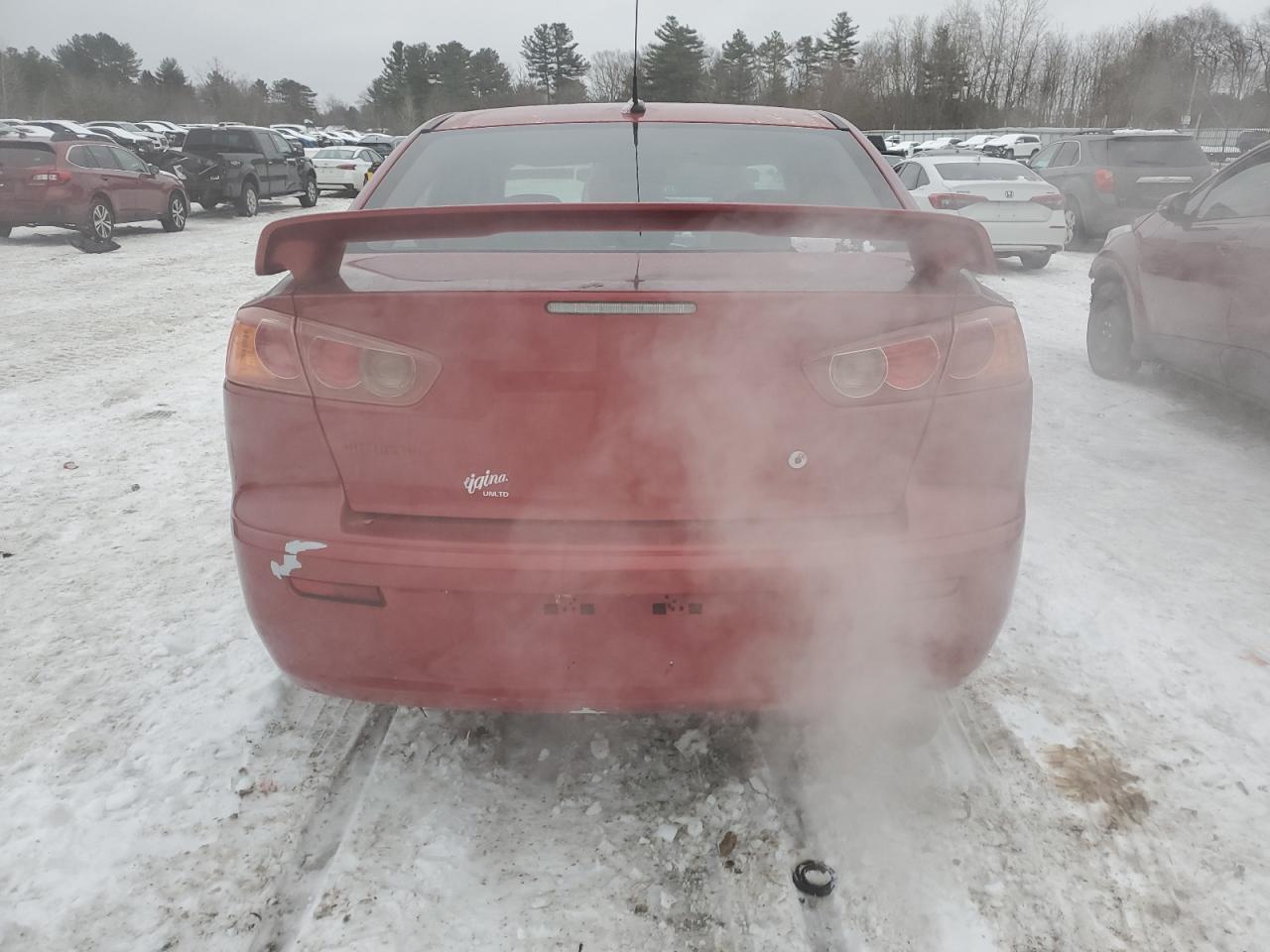 2008 Mitsubishi Lancer VIN JA3AU86U38U042103 Copart auction photo, minor dent/scratches damage thumbnail 6