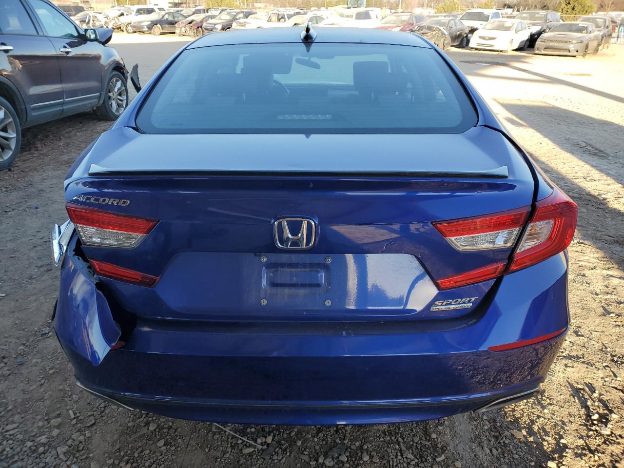 2022 Honda Accord VIN 1HGCV1F40NA086007 Copart auction photo, all over damage thumbnail 6