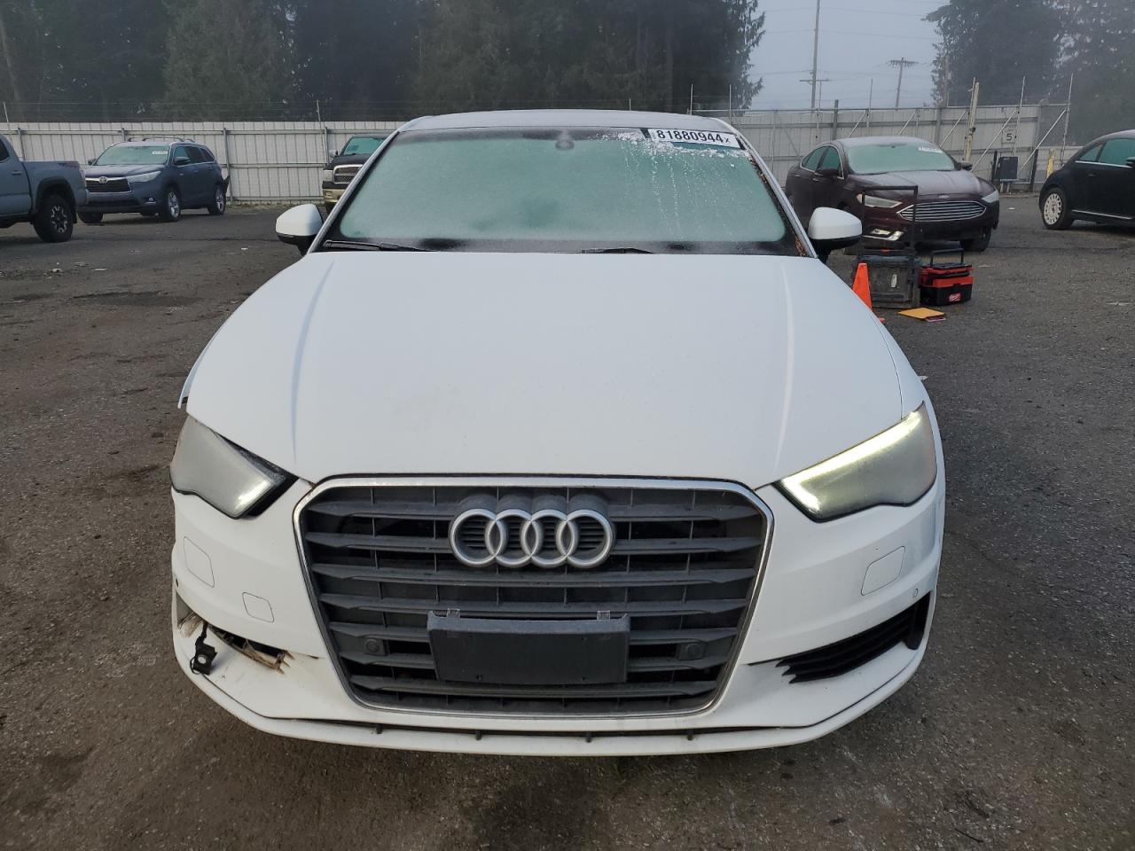 2016 Audi A3 VIN WAUA7GFF5G1115506 Copart auction photo, front end / undercarriage damage thumbnail 5