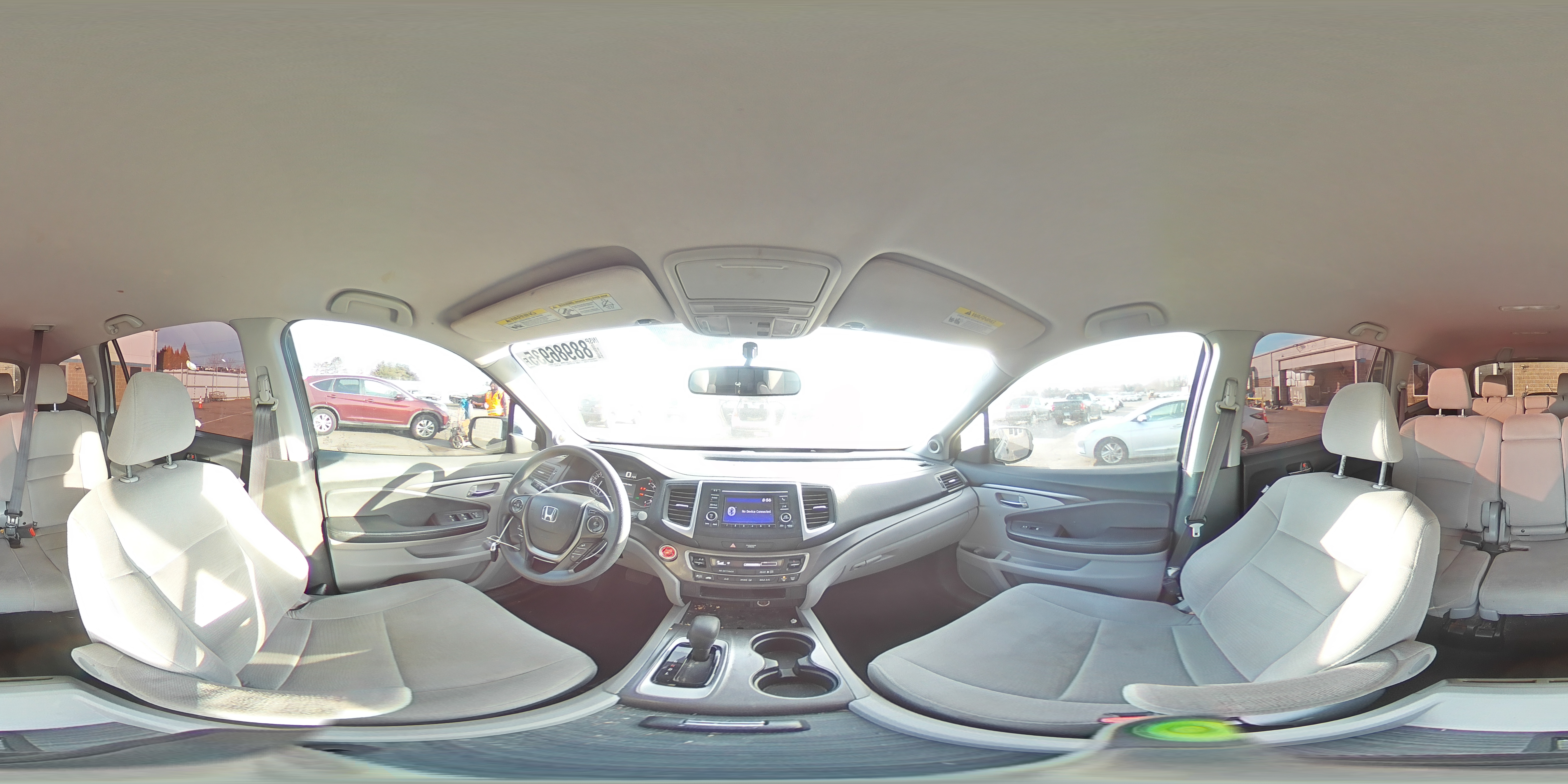 2016 Honda Pilot VIN 5FNYF6H19GB093355 Copart auction photo, front end damage thumbnail 14
