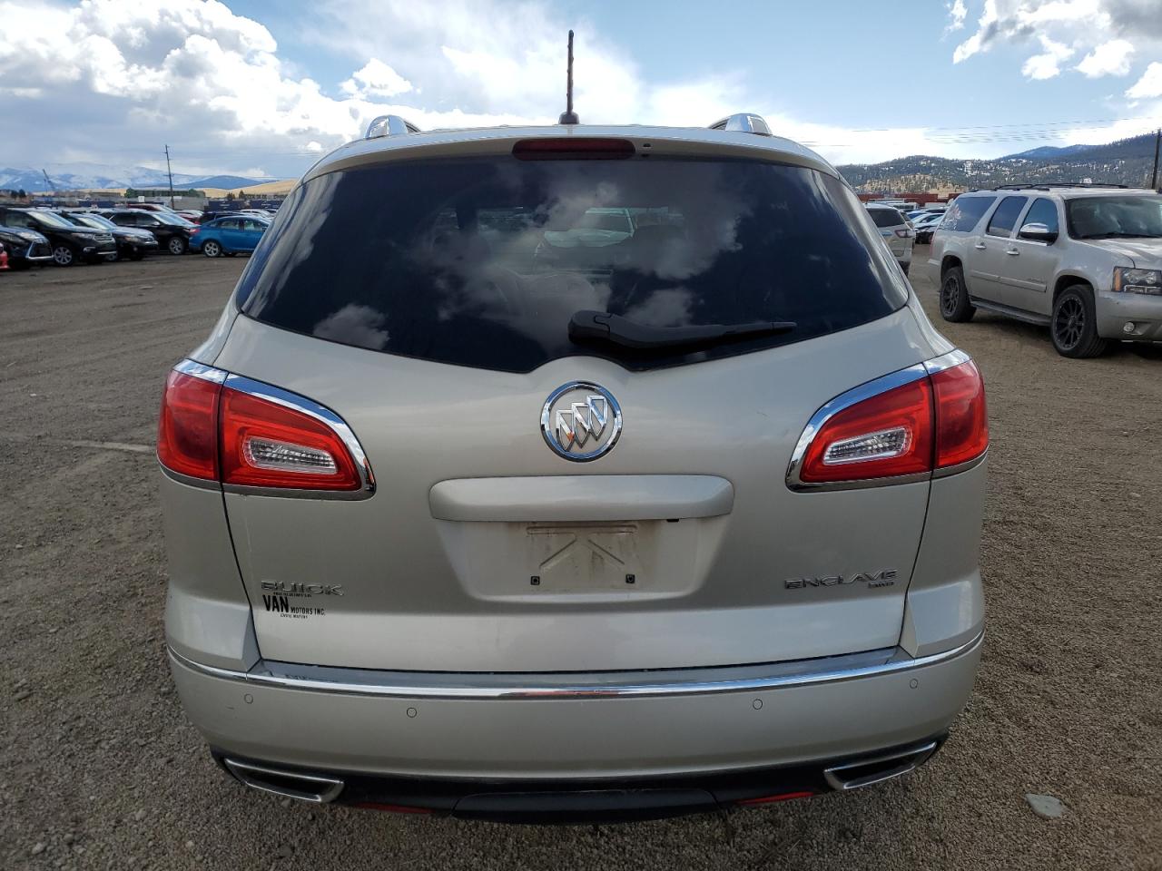 2014 Buick Enclave VIN 5GAKVCKD3EJ225706 Copart auction photo, front end damage thumbnail 6
