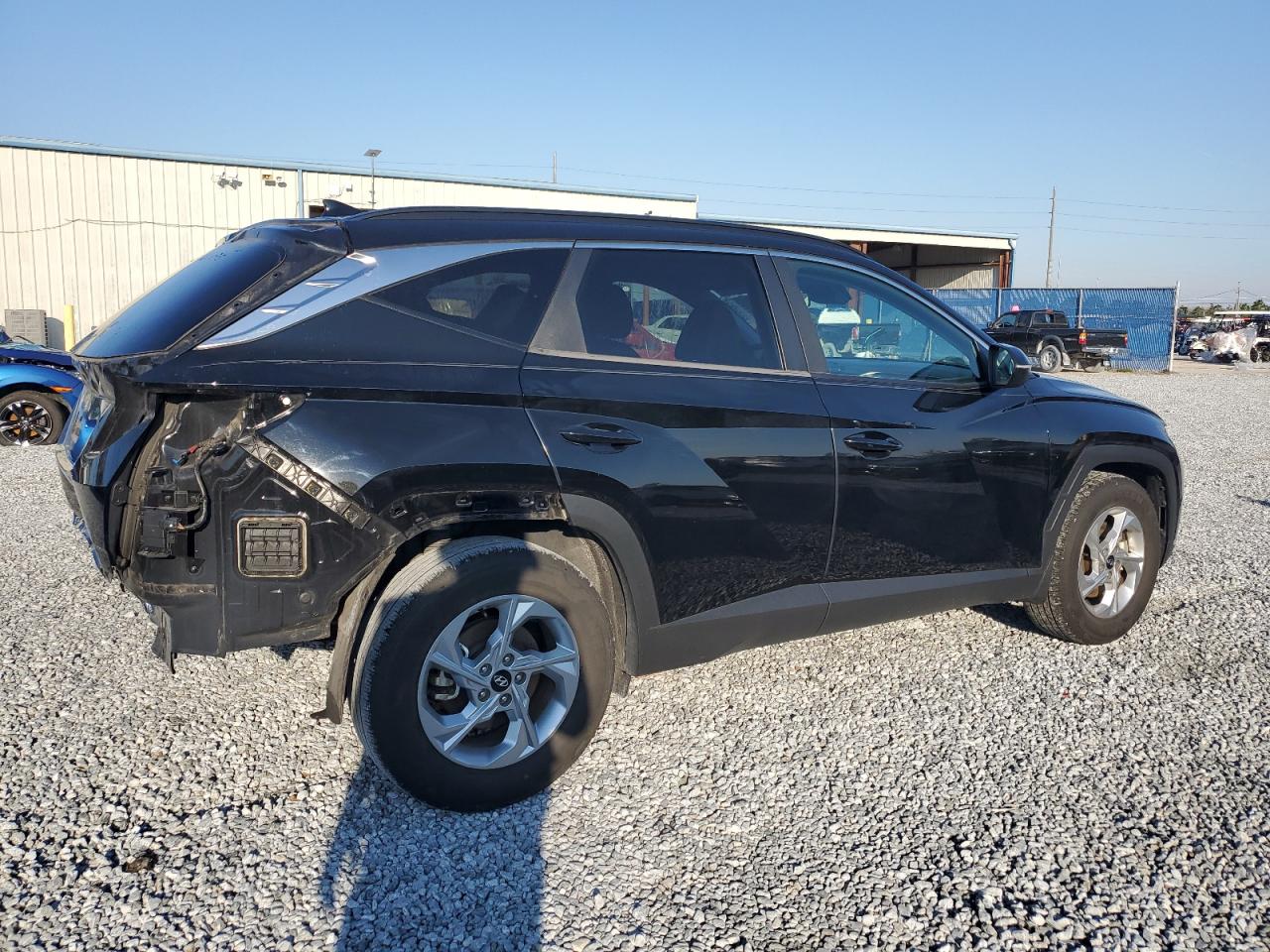 2022 Hyundai Tucson VIN 5NMJB3AE0NH118535 Copart auction photo, rear end damage thumbnail 3