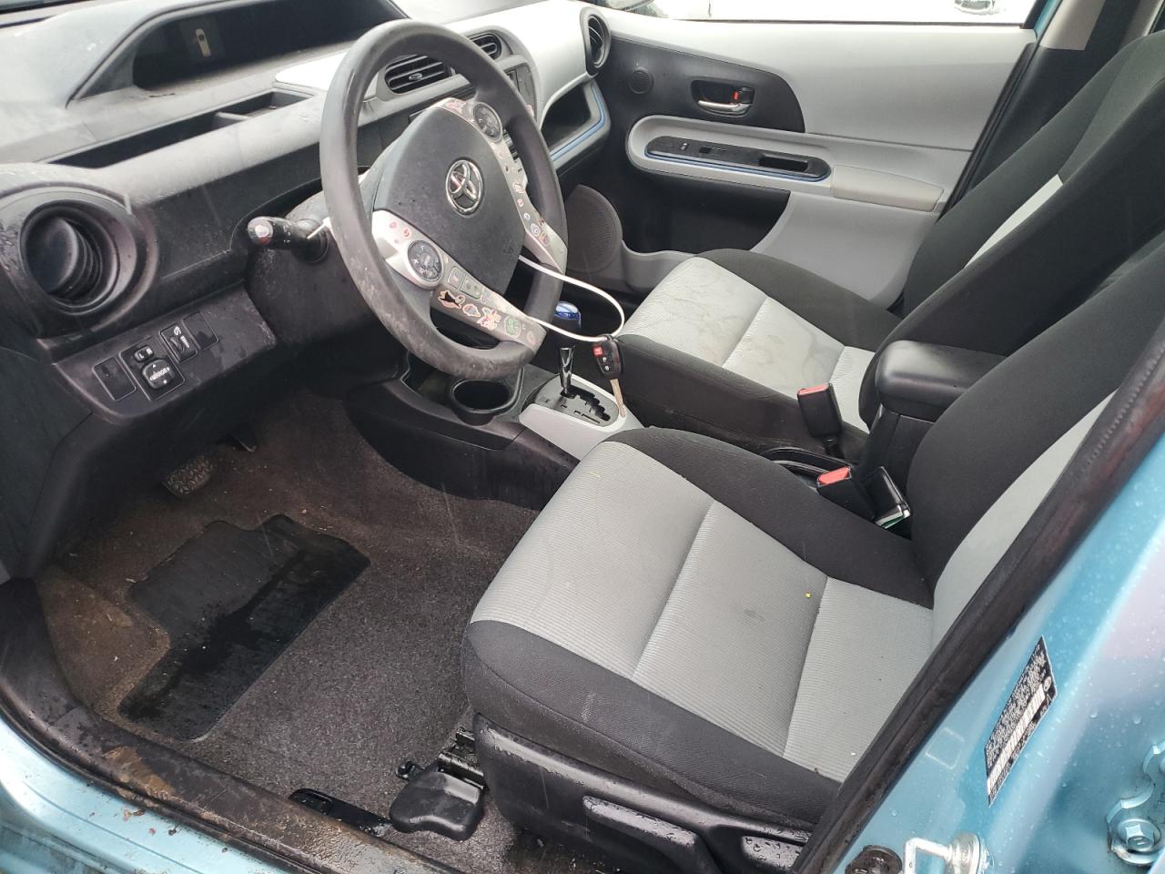 2012 Toyota Prius VIN JTDKDTB33C1030131 Copart auction photo, front end damage thumbnail 7