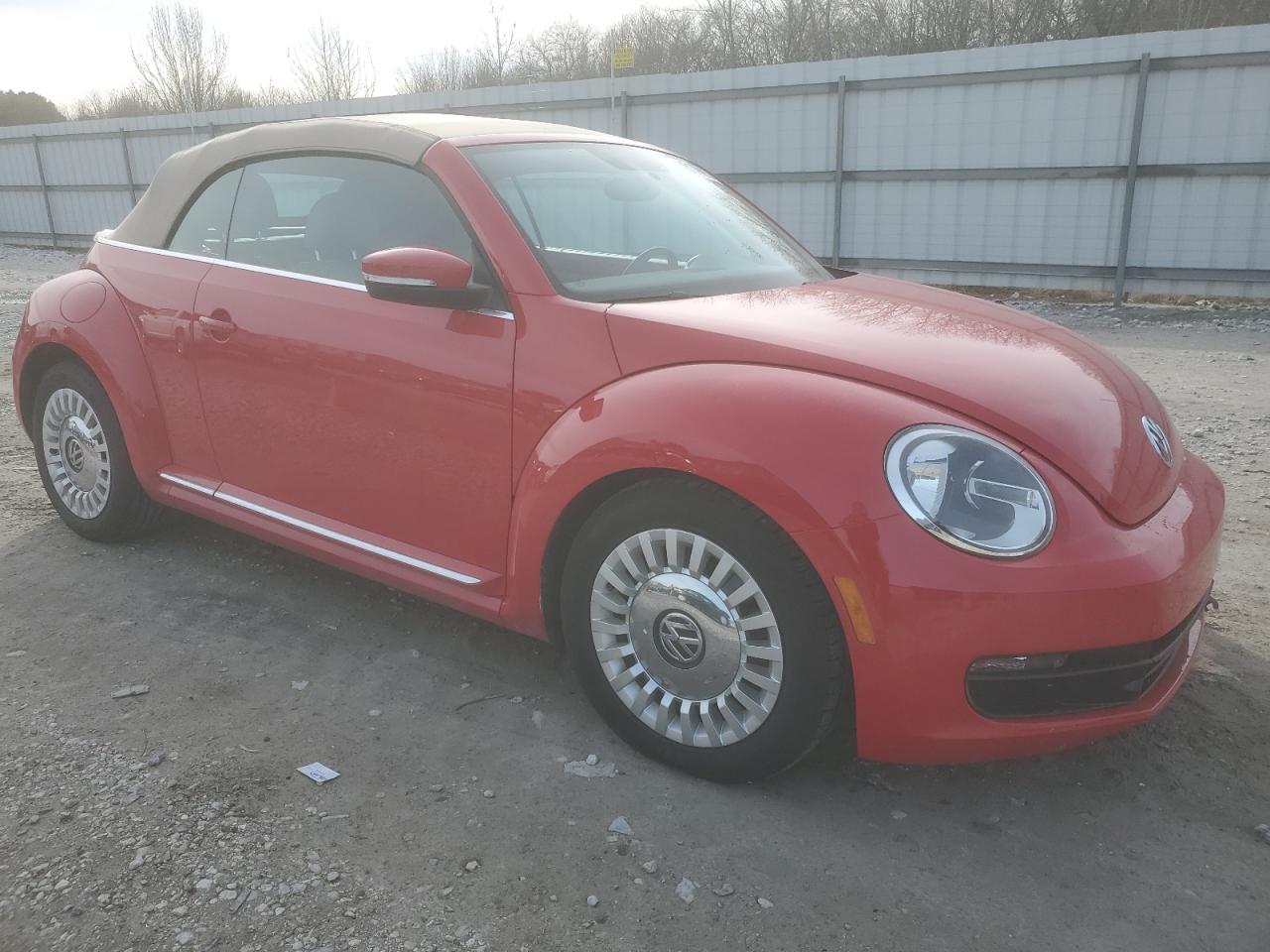 2013 Volkswagen Beetle VIN 3VW5X7AT8DM824444 Copart auction photo, front end / undercarriage damage thumbnail 4