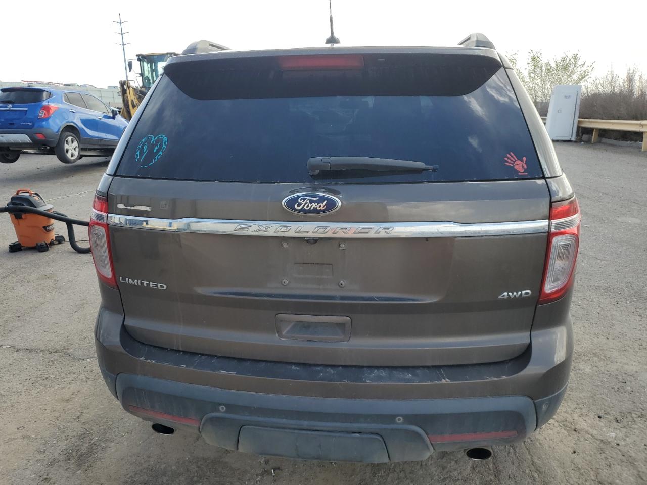 2015 Ford Explorer VIN 1FM5K8F87FGC46311 Copart auction photo, front end damage thumbnail 6