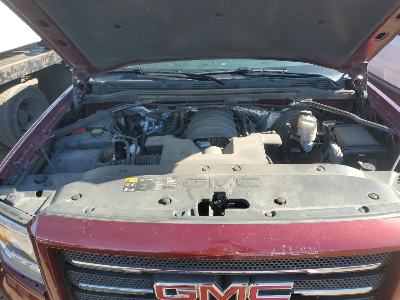 2014 GMC Sierra VIN 3GTU2UEC7EG208711 Copart auction photo, front end / rear end damage thumbnail 11