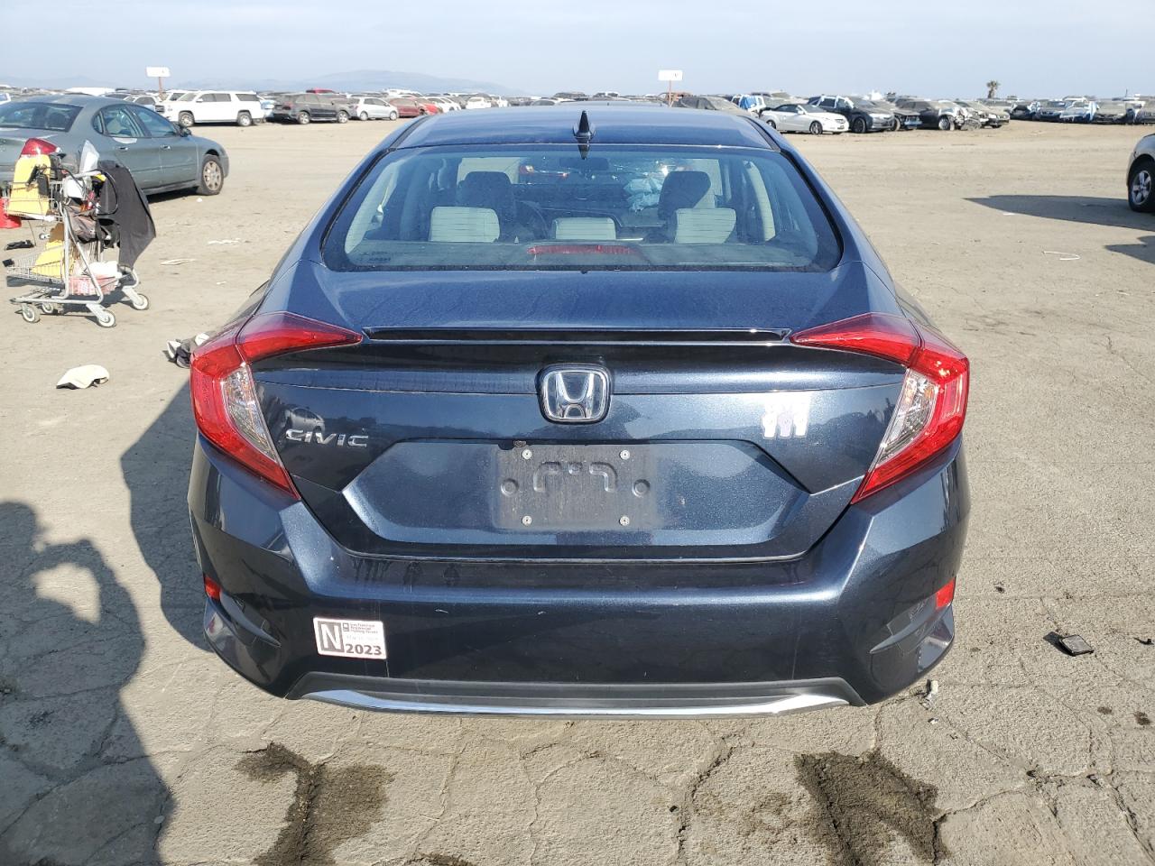 2019 Honda Civic VIN 19XFC1F36KE216535 Copart auction photo, side / front end damage thumbnail 6