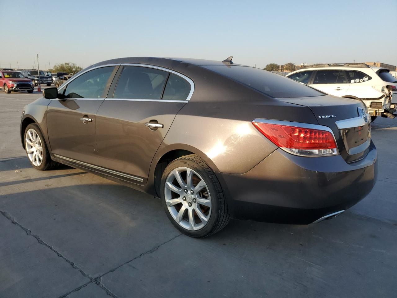 2013 Buick LaCrosse VIN 1G4GJ5E3XDF280827 Copart auction photo, hail damage thumbnail 2