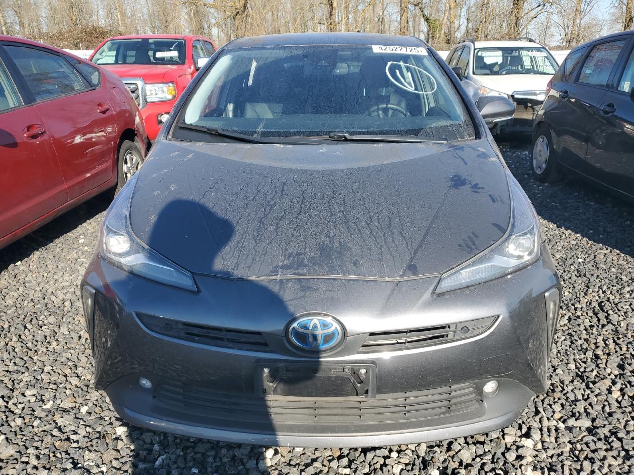 2019 Toyota Prius VIN JTDL9RFU6K3003410 Copart auction photo, rear end / side damage thumbnail 5