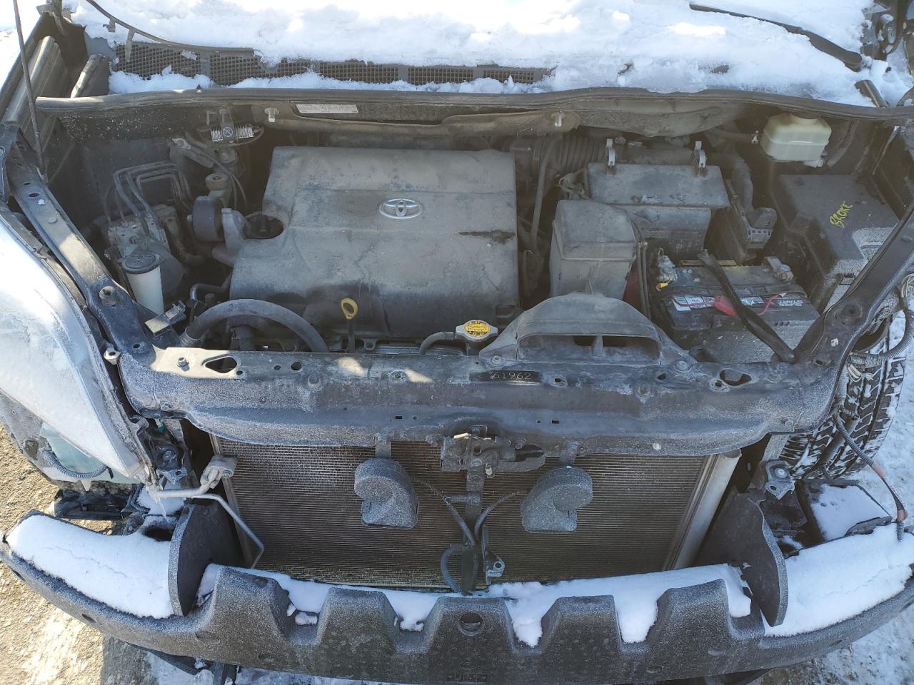 2015 Toyota Sienna VIN 5TDKK3DC5FS653549 Copart auction photo, all over damage thumbnail 12
