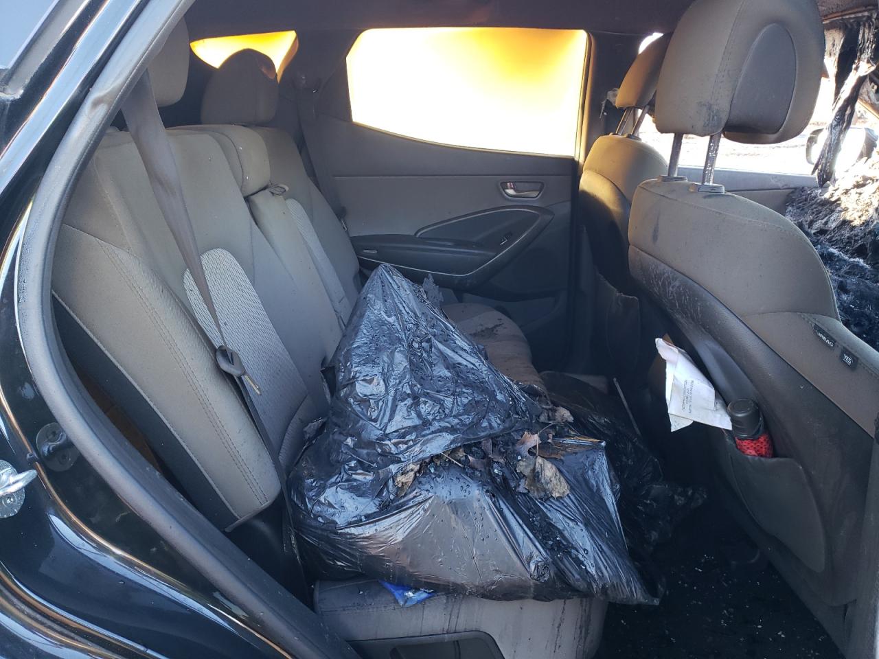 2018 Hyundai Santa Fe VIN 5XYZT3LB4JG546552 Copart auction photo, burn / undercarriage damage thumbnail 12