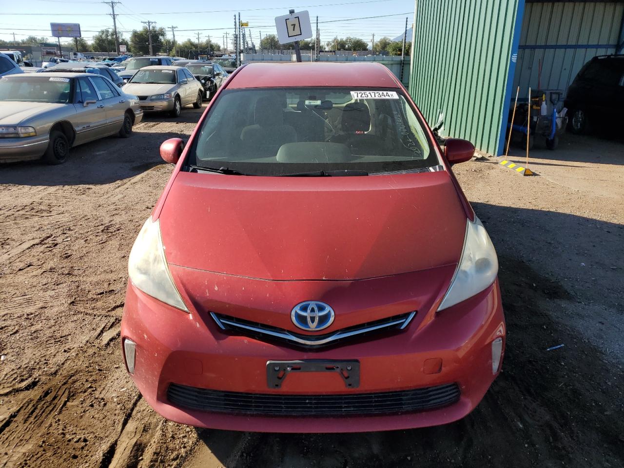 2012 Toyota Prius VIN JTDZN3EU9C3118332 Copart auction photo, side / hail damage thumbnail 5