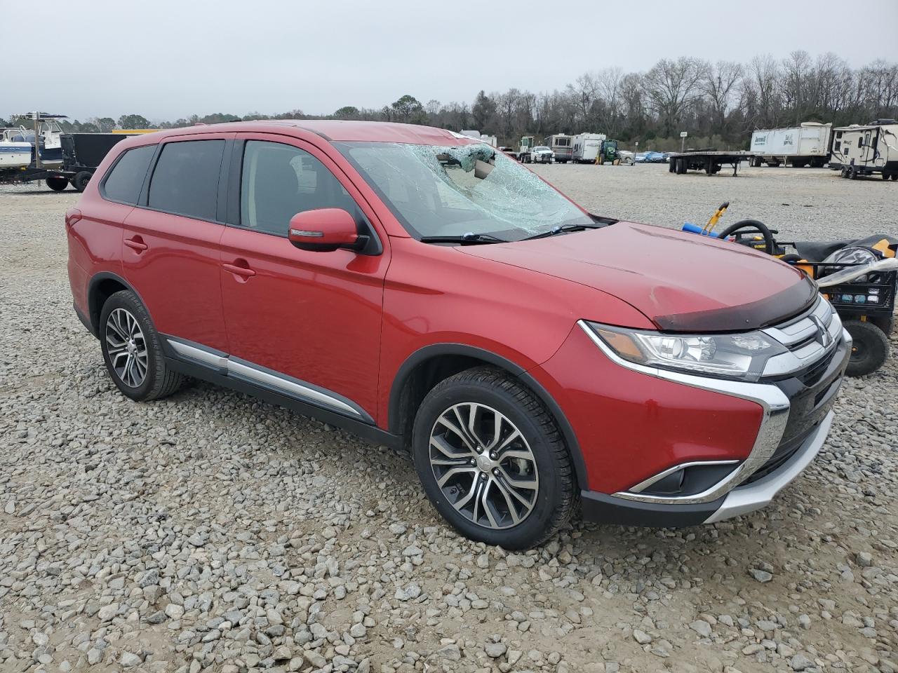 2018 Mitsubishi Outlander VIN JA4AD3A37JZ051294 Copart auction photo, top/roof damage thumbnail 4