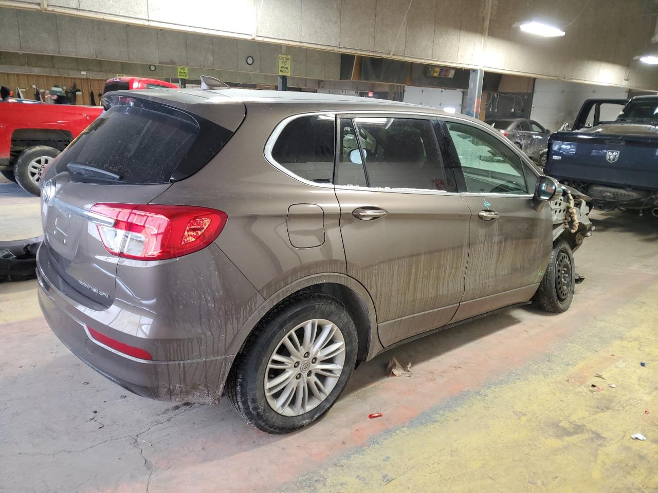 2018 Buick Envision VIN LRBFXBSA1JD006244 Copart auction photo, front end / mechanical damage thumbnail 3
