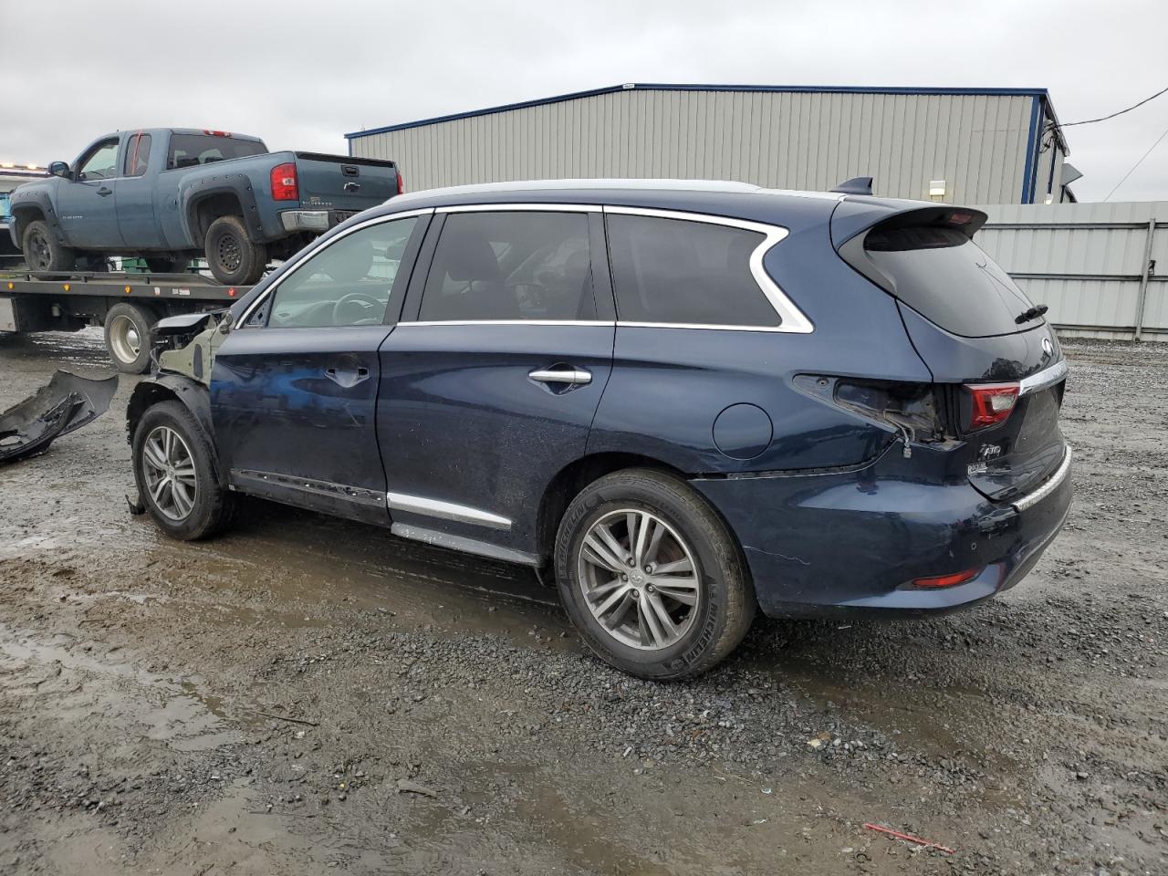 2020 Infiniti QX60 VIN 5N1DL0MM3LC513473 Copart auction photo, front end / all over damage thumbnail 2