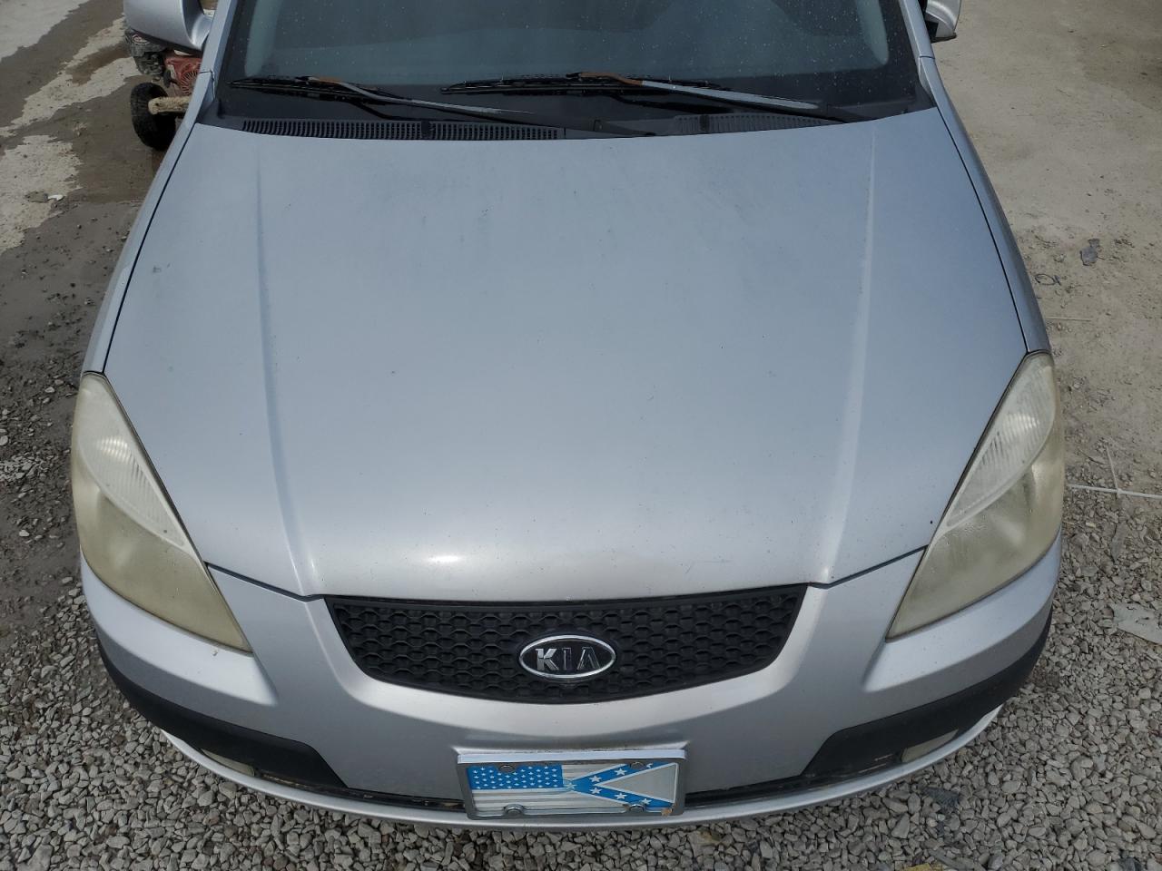 2007 KIA Rio VIN KNADE163576286488 Copart auction photo, water/flood damage thumbnail 11