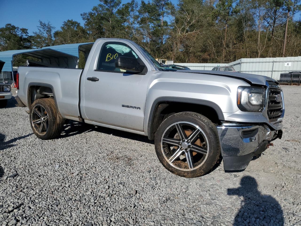 2017 GMC Sierra VIN 1GTN1LEHXHZ123525 Copart auction photo, all over damage thumbnail 4