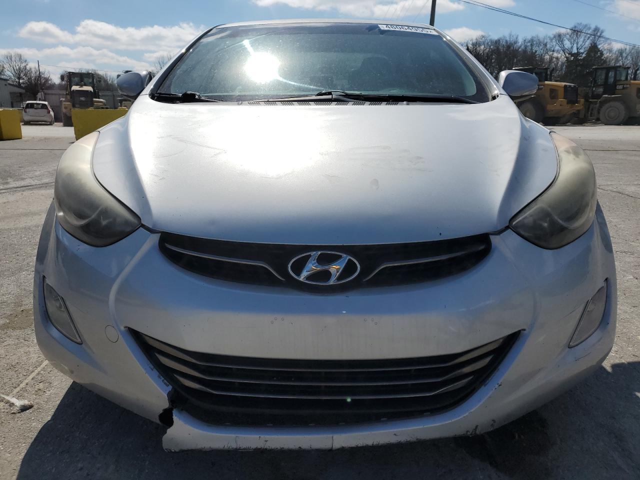 2012 Hyundai Elantra VIN KMHDH4AE0CU267966 Copart auction photo, front end / minor dent/scratches damage thumbnail 5