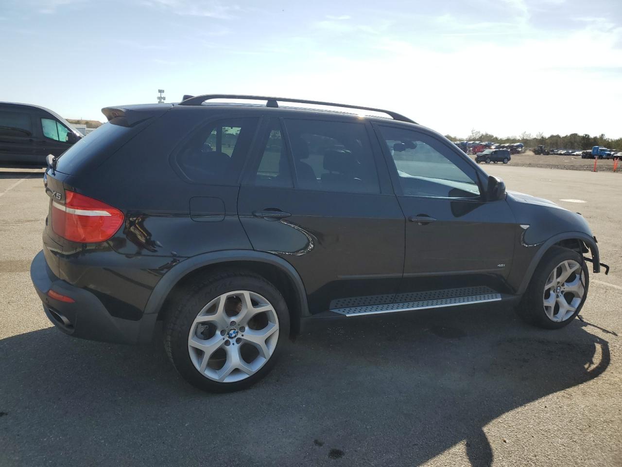 2008 BMW X5 VIN 5UXFE83578L168468 Copart auction photo, front end / minor dent/scratches damage thumbnail 3